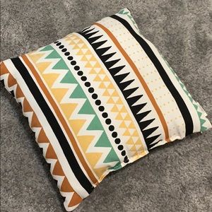 Aztec Print Accent Pillow